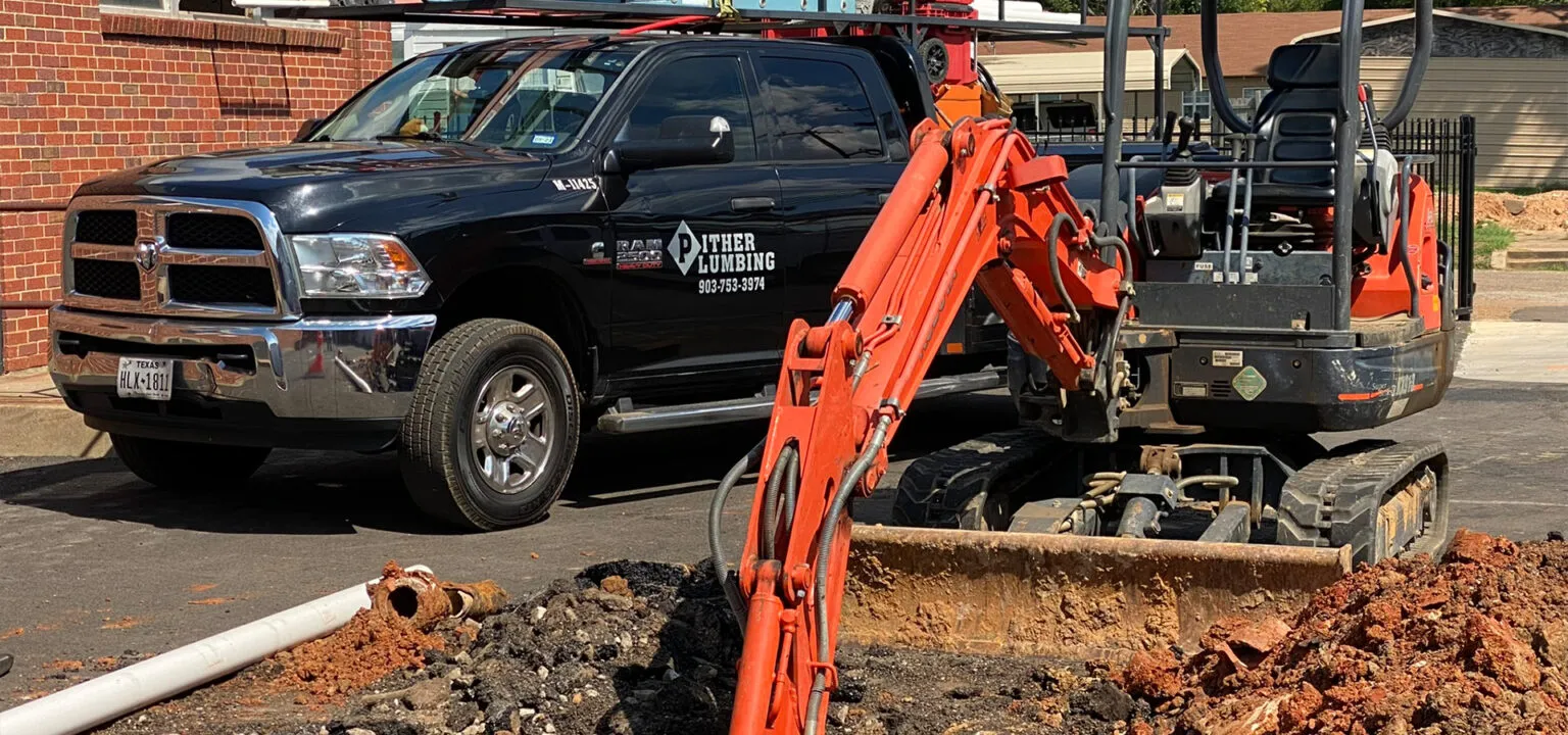 Pither Plumbing excavation